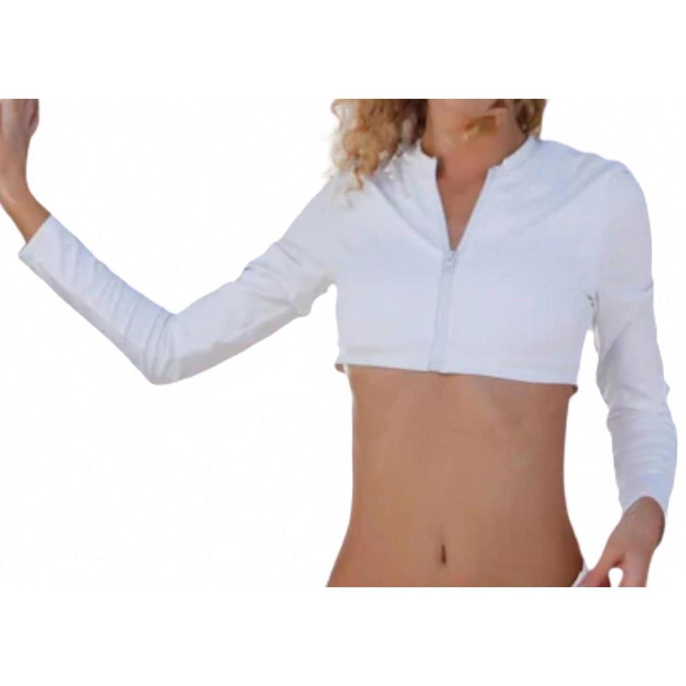NEW PORSHIA BY PORSHIA BANKS molly bikini top in white